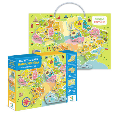 Навчальний набір DoDo Магнітна мапа України (200268) Вінниця - фото 2