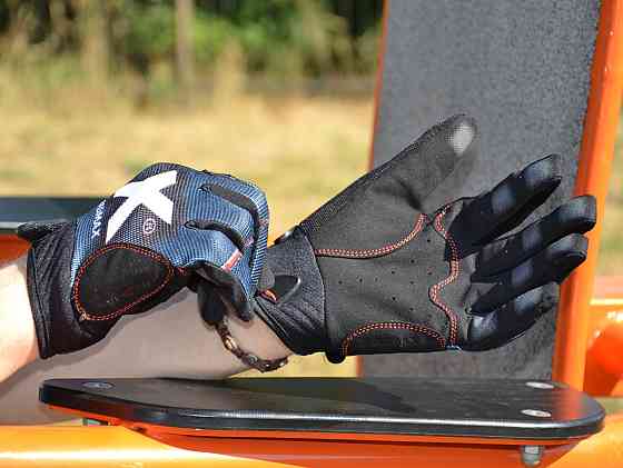 Рукавички для фітнесу MadMax MXG-102 X Gloves Black/Grey/White S Каменское
