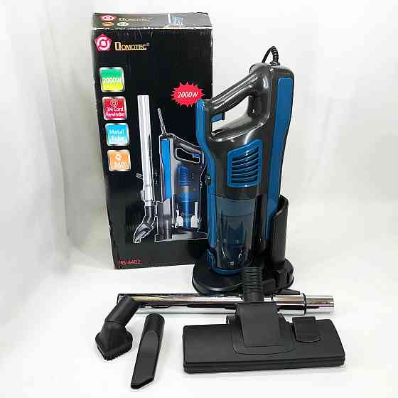 Вертикальний пилосос з підсвічуванням зони прибирання Domotec, Пилосос з вертикальною трубою NB-36 Івано-Франківськ