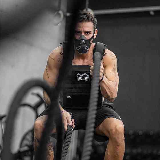 Маска для тренування дихання Phantom Training Mask Carbon S Каменское