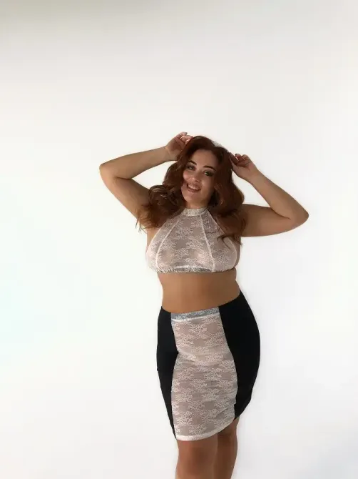 Рольовий костюм покоївки з топом, спідницею та прикрасою "Безвідмовна Аделі" XL Львів - фото 8