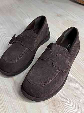 Туфлі жіночі Hengji 560-4 лофери замшеві шоколад, 41, 25,5 см Київ