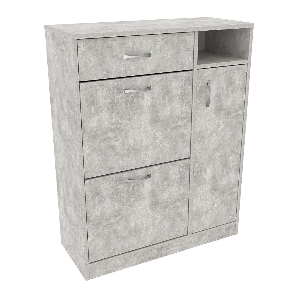 Тумба для обуви №5, Бетон, 800/350/1010 Львов - изображение 1