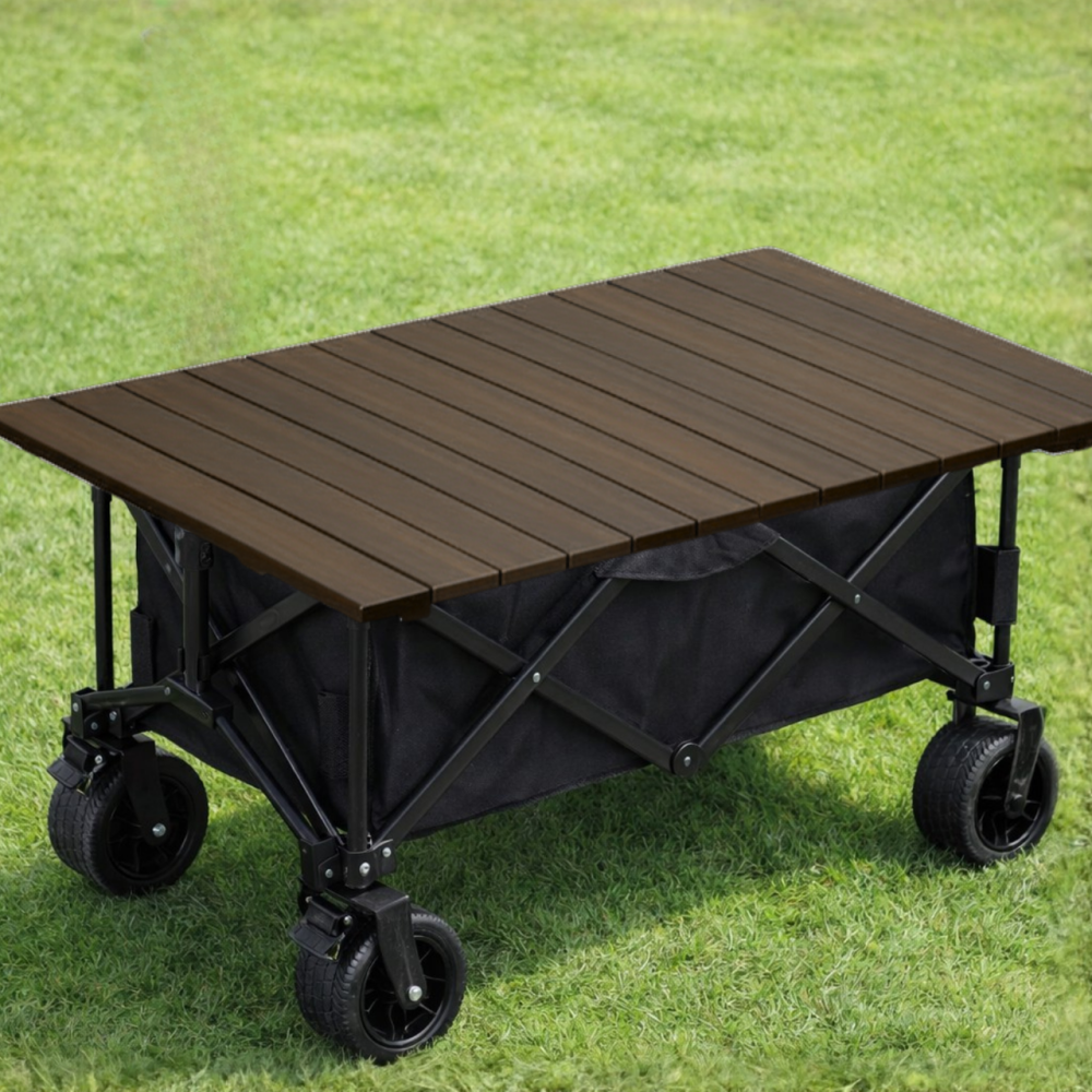 Набір візок з стільницею 78х45см складні для кемпінгу перевезення речей, багатоцільовий об'єм 90 л для походів на природу Кам'янець-Подільський - фото 12