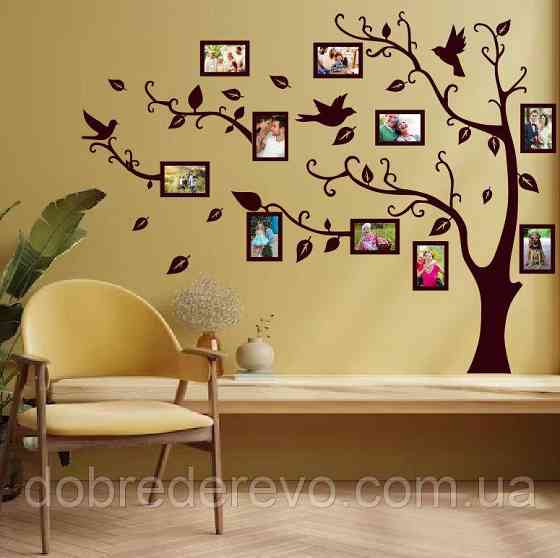 Родовое дерево💖 birds 3 дерево на 10 фото рамок пртицы Вижница