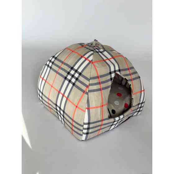 М'який будиночок для домашніх тварин собак та котів 1352 S (35*35*40см), Клітинка Київ