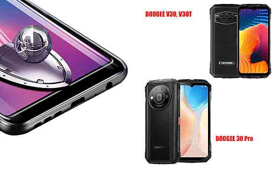 Защитное стекло DefenzoGlass для DOOGEE V30, V30T, V30 Pro – двойная прочность Киев
