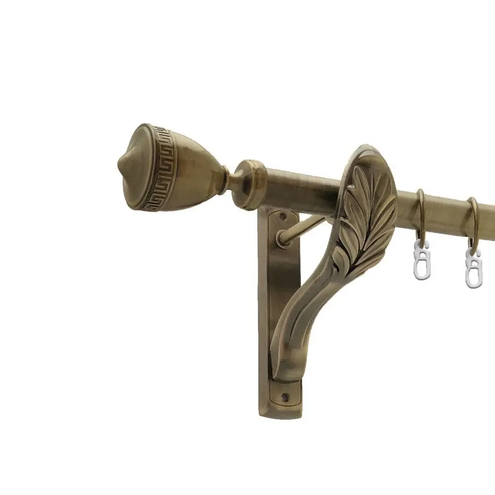 Карниз Orvit Афіна металевий однорядний ретро Антик 25 мм 300 см (4224640) Львів - фото 1