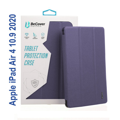 Чехол для планшета BeCover Tri Fold Soft TPU Silicone Apple iPad Air 4 10.9 2020/2021 Purple (706873) Винница - изображение 1