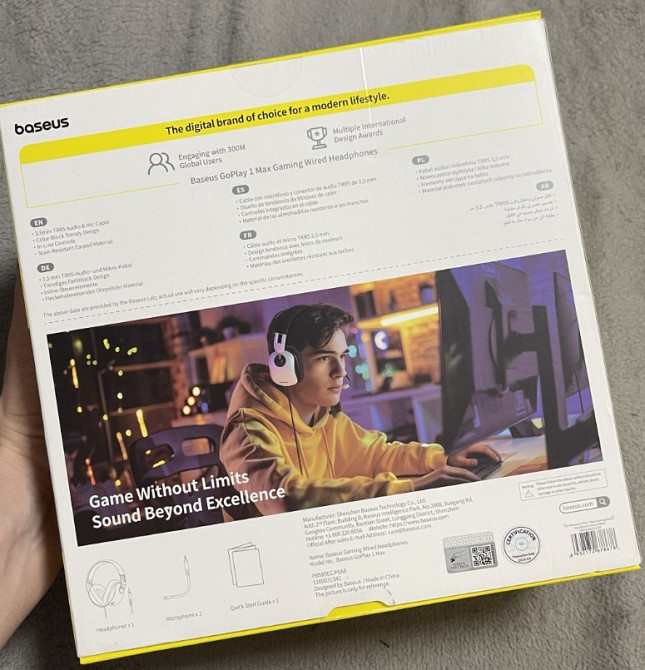 Полноценные новые топовые игровые наушники Baseus GOPlay Origina. Харьков - изображение 7