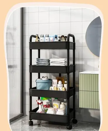 Полка-этажерка на колёсах SKLM-11 (4 яруса) Коломия