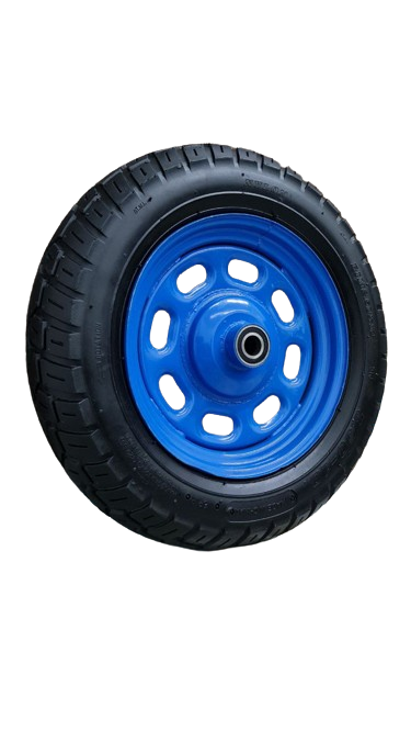 Колесо для тачки 3.5х10 Синий Колесо пневматическое с шариковым подшипником с обоих сторон Колеса к тачке Белая Церковь - изображение 1