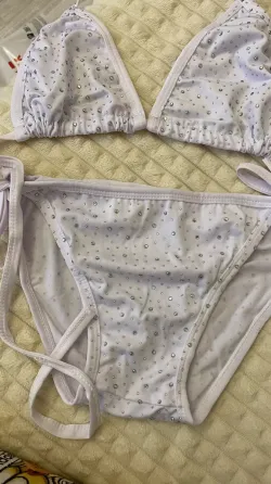 Купальник роздільний шторки без поролону жіночий 42 білий Київ