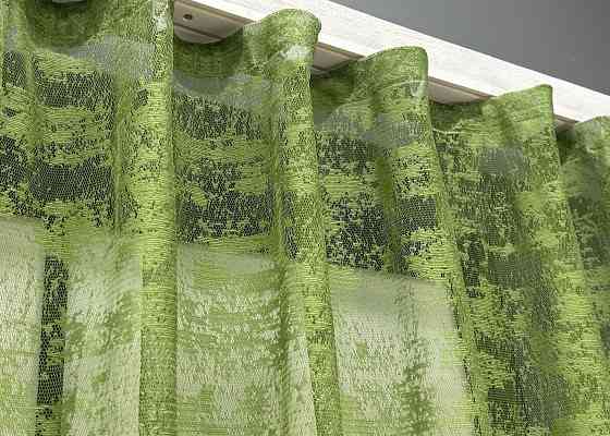 Кухонна арка VR-Textil № 1663т жакард "Мармур Al-1" оливковий 280х150 см (51-226) Київ