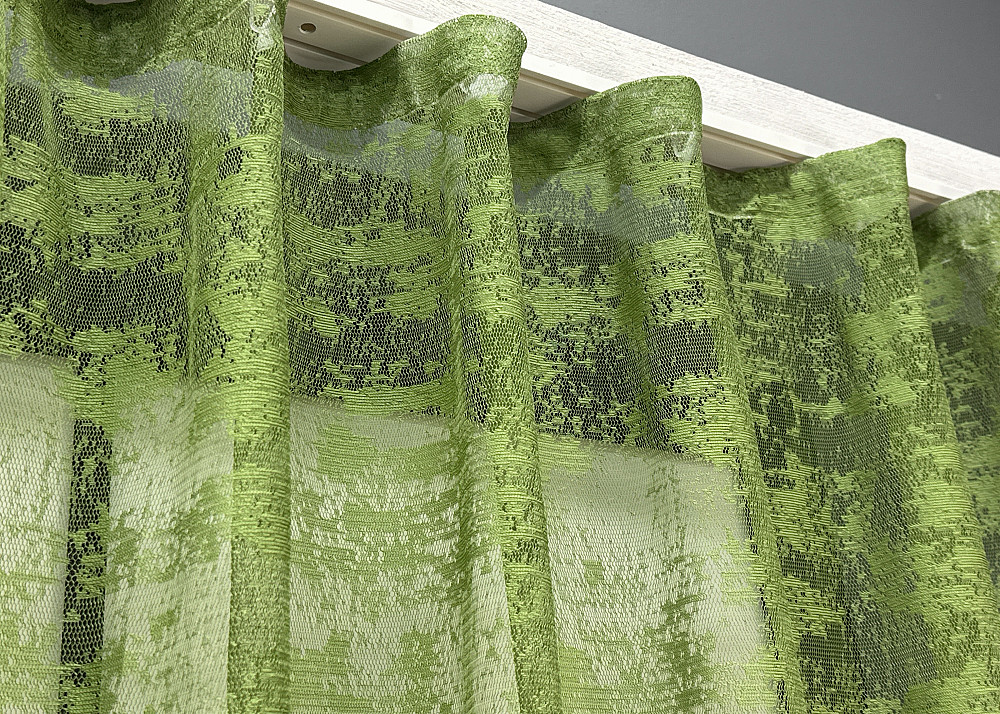 Кухонна арка VR-Textil № 1663т жакард "Мармур Al-1" оливковий 280х150 см (51-226) Київ - фото 6