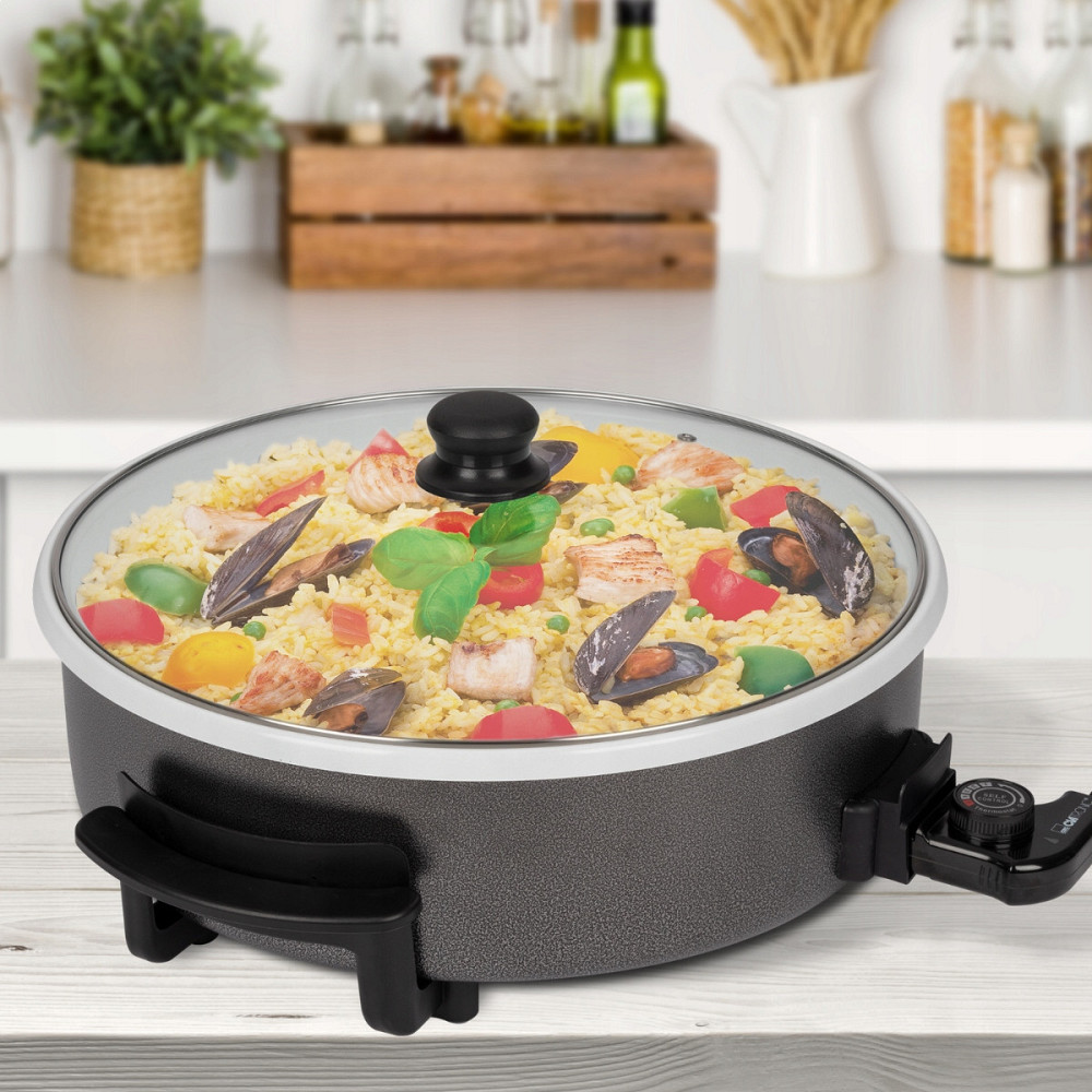 Электрическая сковорода с крышкой диаметром 32 см Clatronic PP (3401) Нововолынск - изображение 8