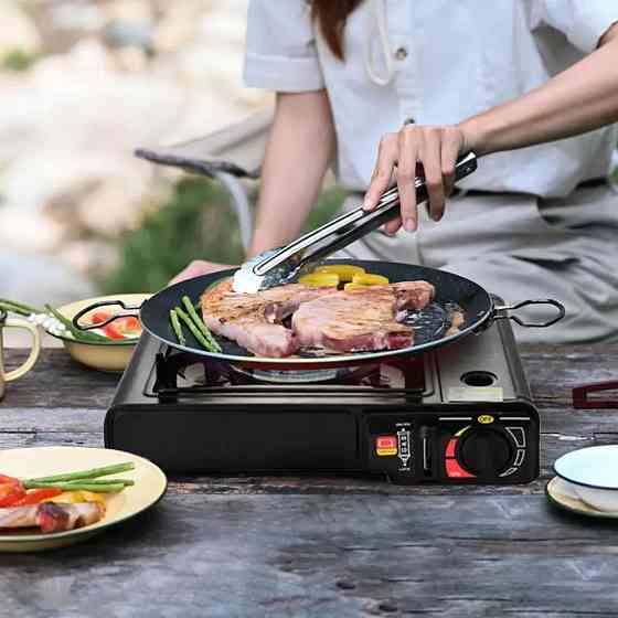 Портативна одноконфоркова газова плита BDZ-155-A / Туристична похідна плита на 1 конфорку Київ