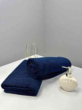 Полотенце банное Ideal Textile махровое 100х150 см (56860335) Темно-синій Черновцы