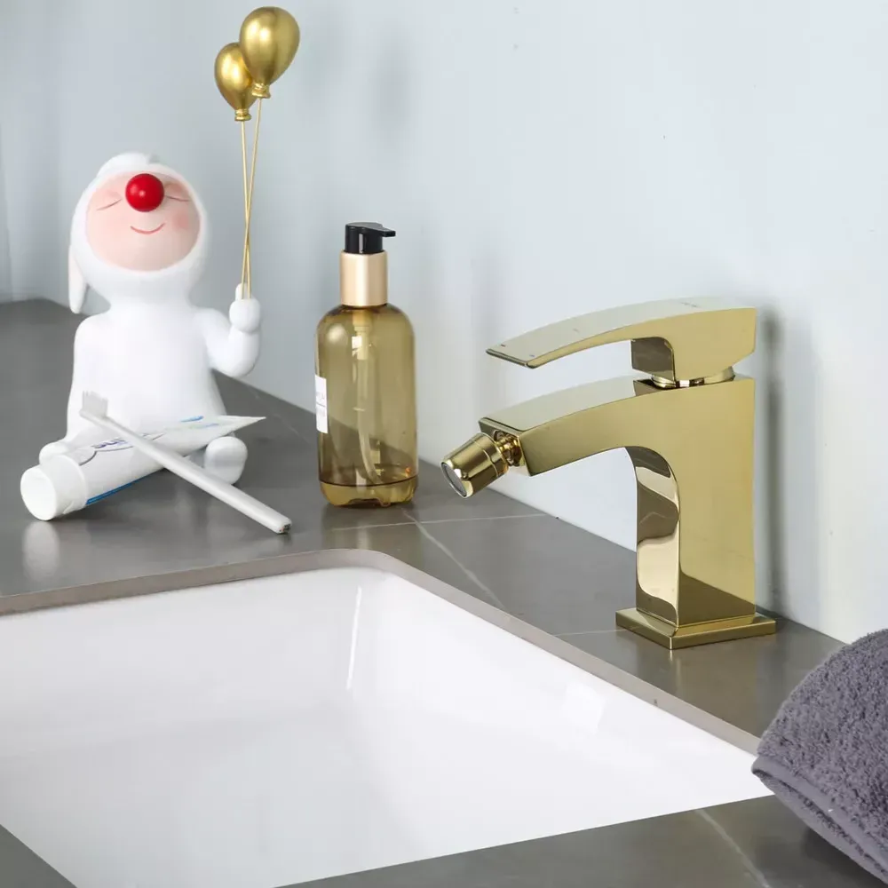 Змішувач для біде GAPPO G5007-3 золото Київ - фото 2