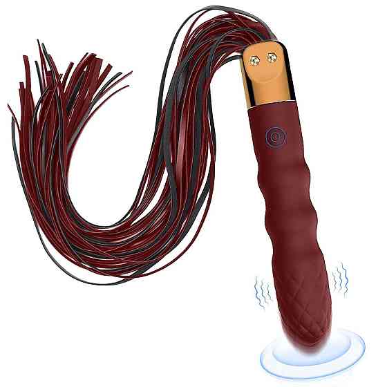 Вібратор-флогер Virbating Flogger Sex Aura Київ