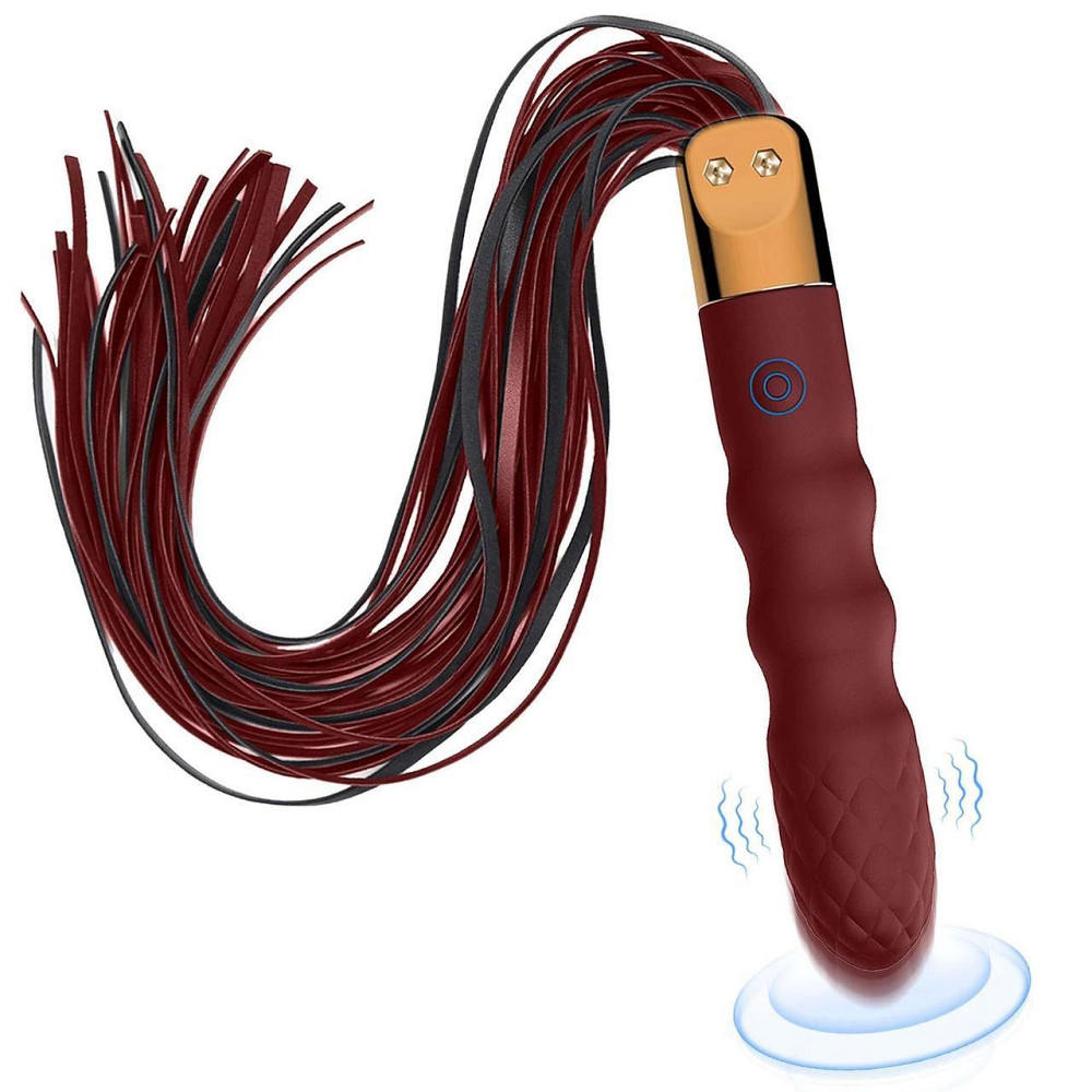 Вібратор-флогер Virbating Flogger Sex Aura Київ - фото 2