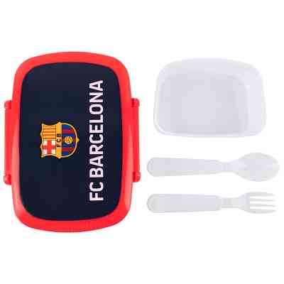 Ланч-бокс детский Kite FC Barcelona з наповненням, 750 мл (BC25-163) Винница
