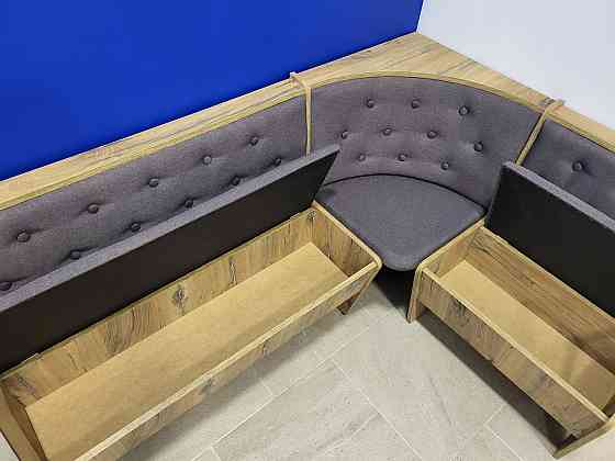 Кухонный уголок Ткань / ДСП (без стола и табуреток) Мебель Сервис - Дуб Флагшток Львов