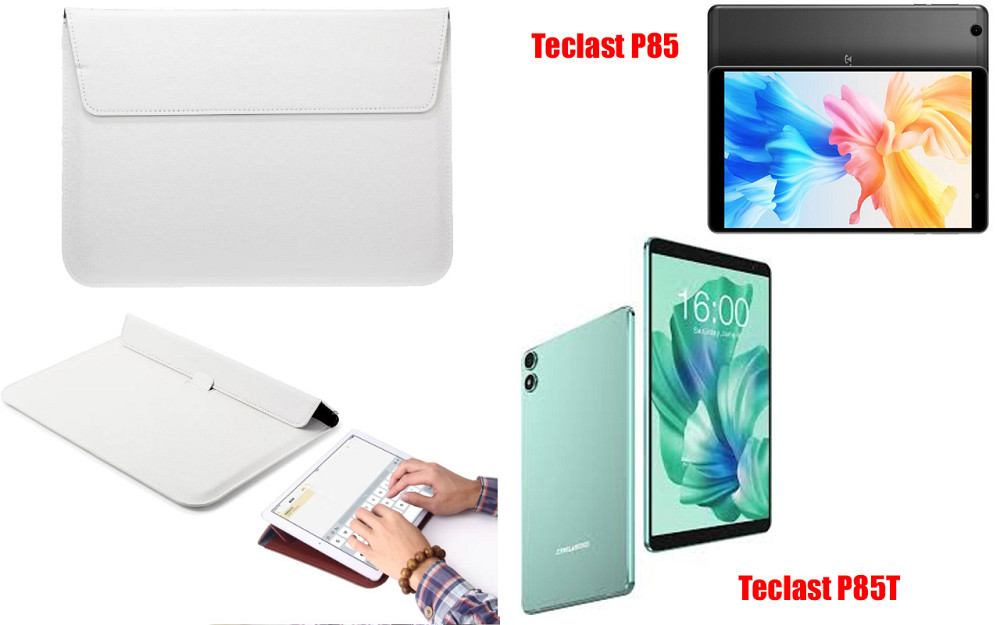Чохол-конверт VitoCase для Teclast P85, P85T, з функцією підставки для планшета Білий Київ - фото 1