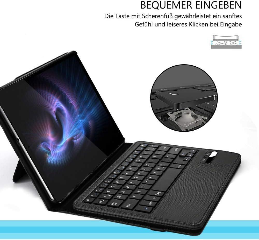 Клавиатура-чехол для Samsung Tab A T510/T510N/T515/T515N черный QWERTZ съемная Bluetooth аккумулятор microUSB Киев - изображение 3