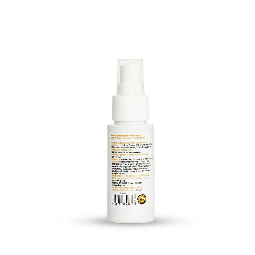 Інтимний спрей-лубрикант для чоловіків - MyLove Man Extreme Potency Med Spray, 50 мл Sex Aura Київ - фото 7
