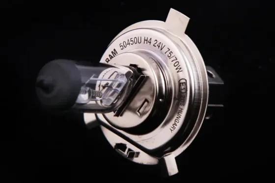 Лампа галогенная 24В  H4/P43t Tungsram 75/70 Винница