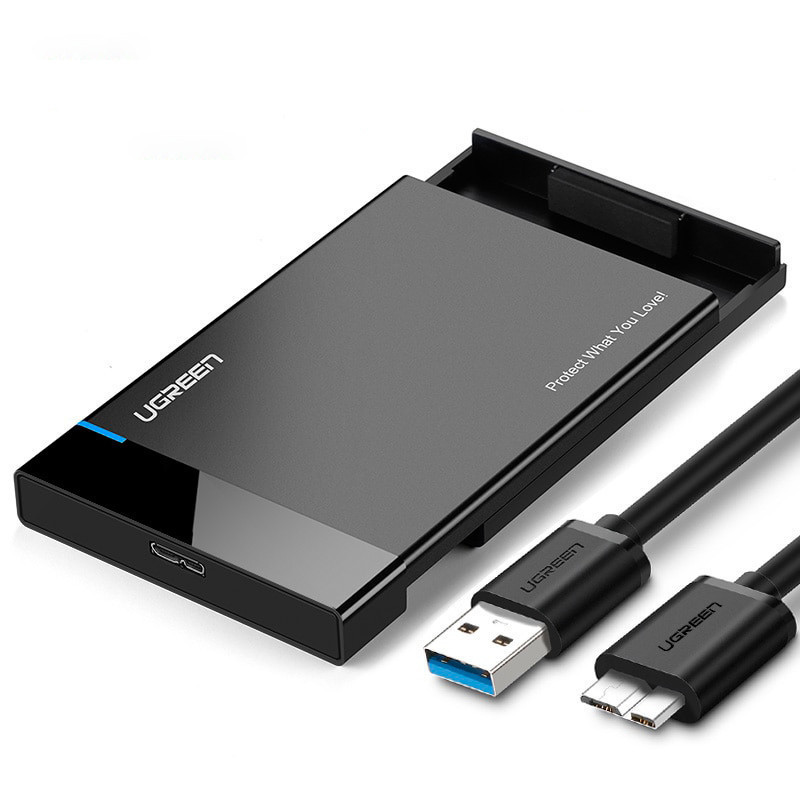 Внешний корпус для жесткого диска Ugreen US221 (HDD/SSD карман) SATA 2.5