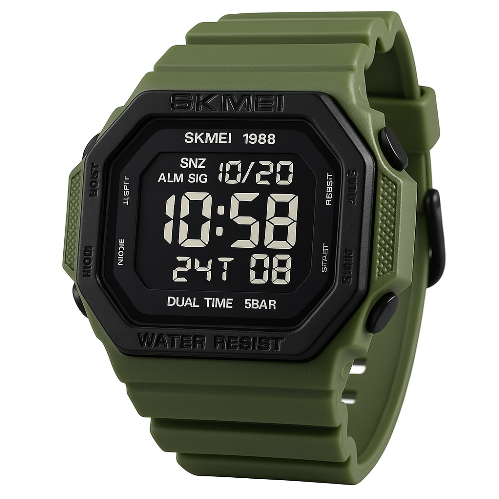 Часы для туризма SKMEI 1988AG, Лучшие военные часы, Часы спортивные спорт Мужские для рыбалки WK-19 Львов - изображение 13