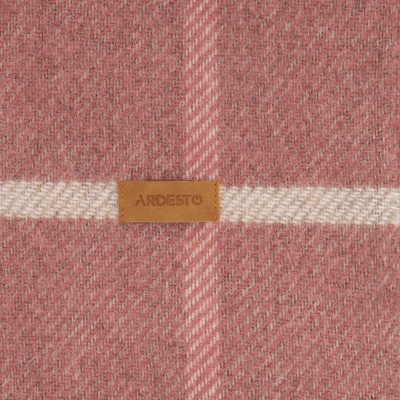 Плед Ardesto Leonardo Alpina 100% шерсть, розовый 140x200 см (ART0701LM) Винница - изображение 7
