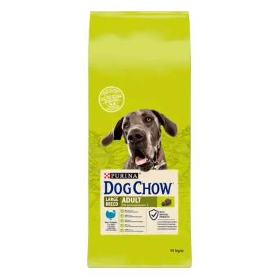 Сухий корм для собак Purina Dog Chow Adult Large Breed зі смаком індички 14 кг (7613034487926) Вінниця - фото 1