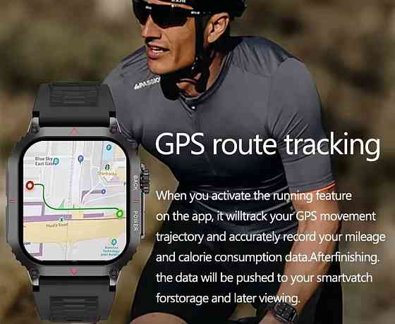 Смартгодинник. VWAR MK66. NFC. GPS. Compass. Barometr. Київ