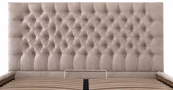 Ліжко Двоспальне Cambridge Comfort 160 х 200 см Місті Mocсо З підйомним механізмом та нішою для білизни Мокко Дніпро