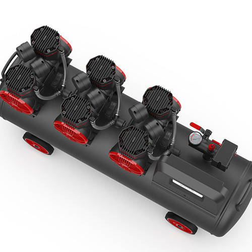 Компрессор безмасляный поршневой 100л, 3*1,45 кВт, 220 В AUARITA 2-1450X3F100-220 Одесса - изображение 3