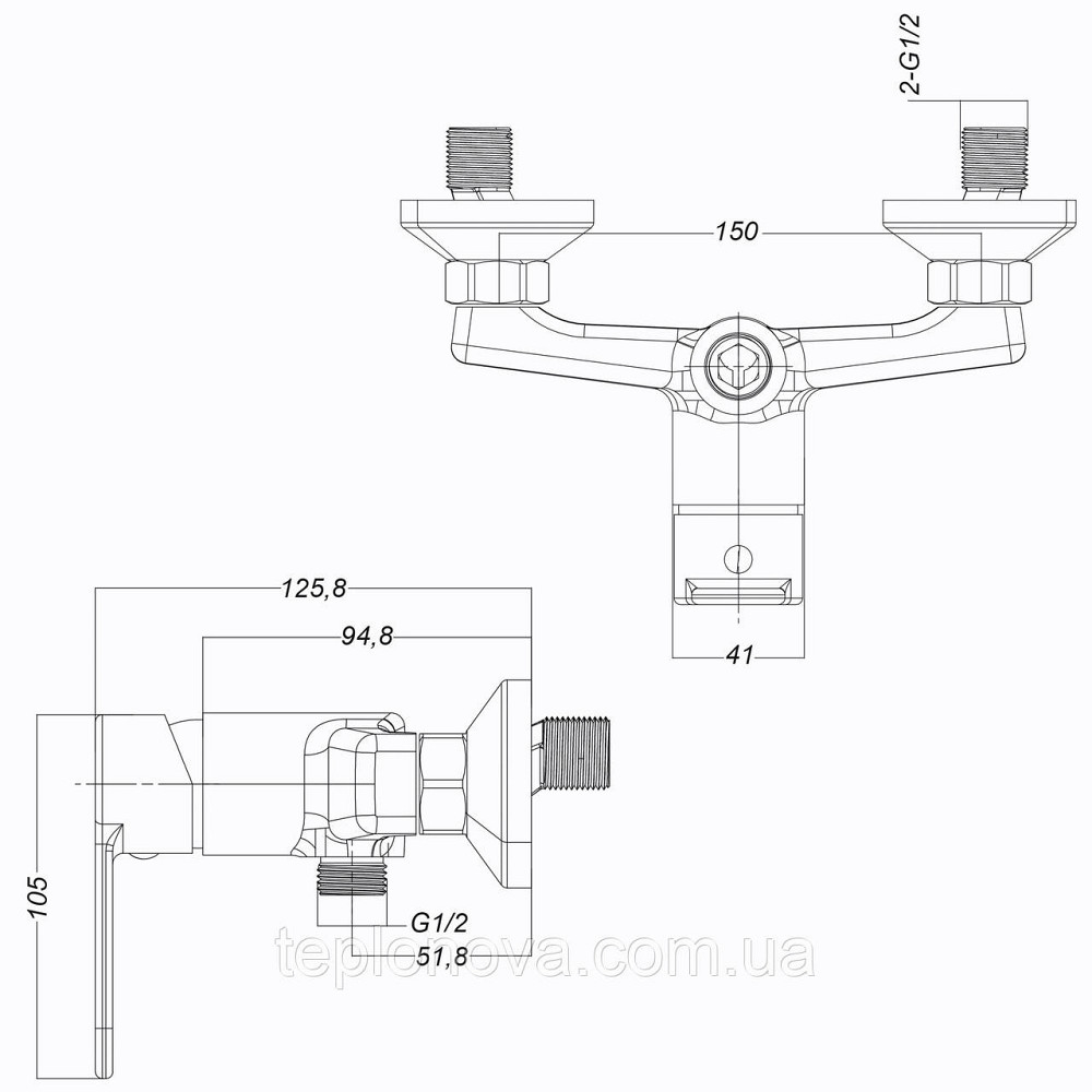 Смеситель для душа Globus Lux Dolly GLD-0105N Черновцы - изображение 2