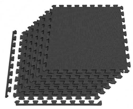 Мат-пазл Hop-Sport EVA 1см HS-A010PM - 6 частей черный Киев