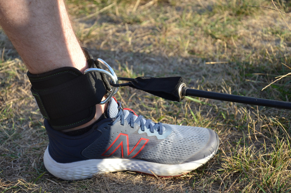 Манжета для силової тяги на гомілку і зап'ястя PowerPlay комплект манжета дверний якір еспандер Київ - фото 9