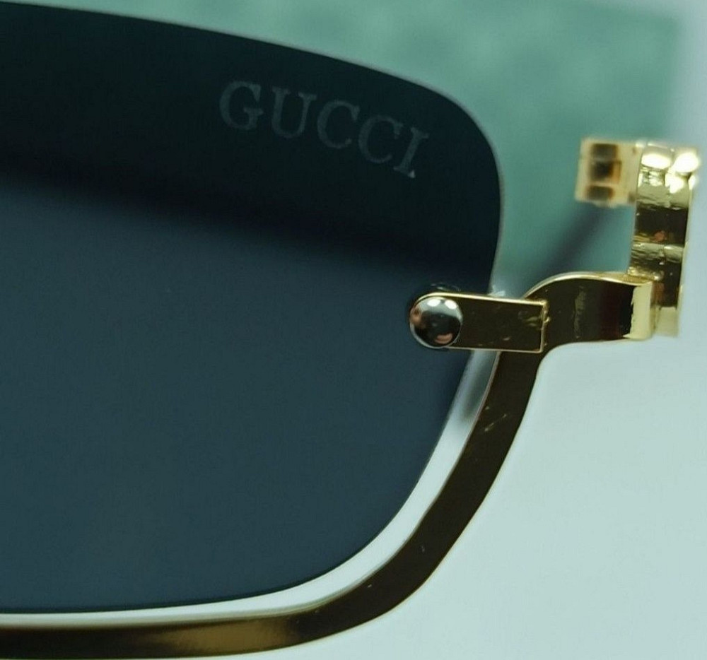 Брендові окуляри унісекс чорні вузькі в металі в брендовому футлярі. Київ - фото 1