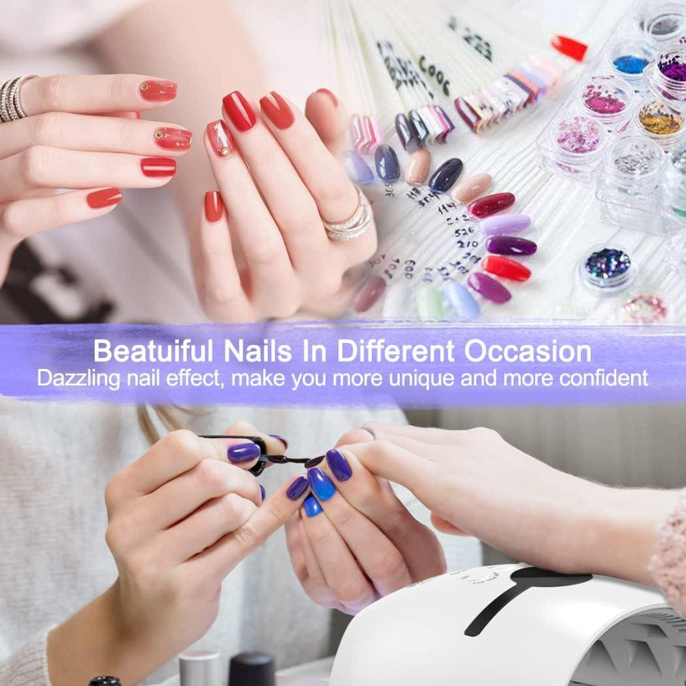 Профессиональная УФ/LED лампа для маникюра NAILGIRLS 48 Вт, портативная сушилка для гель-лака, смарт-датчик, 3 таймера, белая Киев - изображение 15