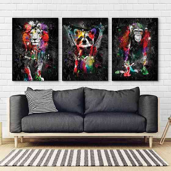 Модульна картина Тварини Абстракція Art-10_B3 Київ