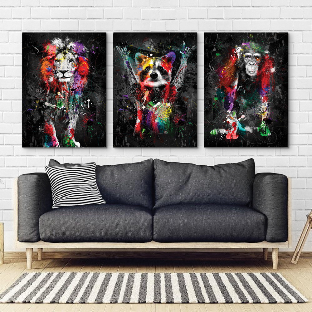 Модульна картина Тварини Абстракція Art-10_B3 Київ - фото 2