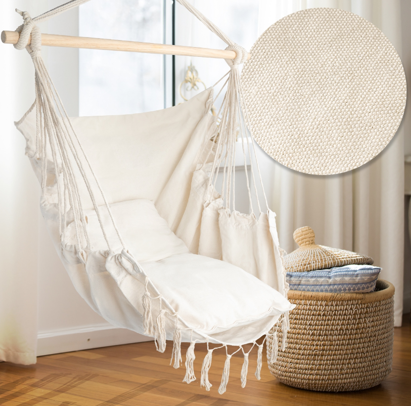 Кресло гамак Бразильское MalTec бежевый 100см 120кг (Польша) Киев - изображение 10