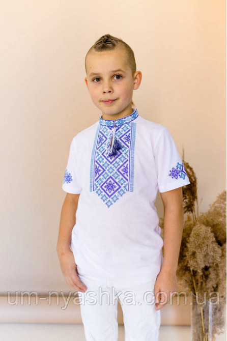 Вишиванка з коротким рукавом для хлопчиків "Юрчик" Кривий Ріг - фото 1