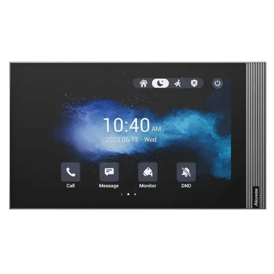 Відеодомофон 8” WiFi Akuvox S563W Black SIP Android з Bluetooth (00-00002332) Киев