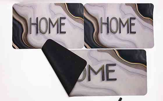 Набір килимків для підлоги 3 штуки діатомітових 38*58 см/2 по 38*98 см HP-42-53 Коломия