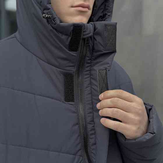 Зимняя мужская куртка темно-серая Pobedov Legas Киев